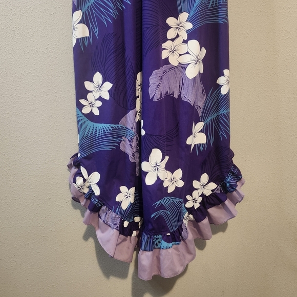 Vintage Royal Creations Purple Hawaiian Dress Size Large New Condition - Picture 3 of 9